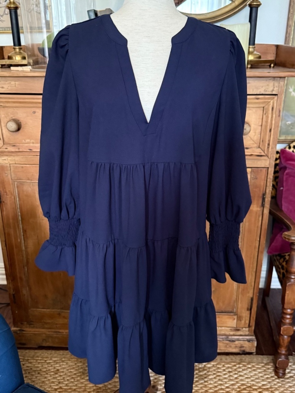 Tuckernuck x Pomander Place Navy Kenzo Dress - Picture 5 of 13